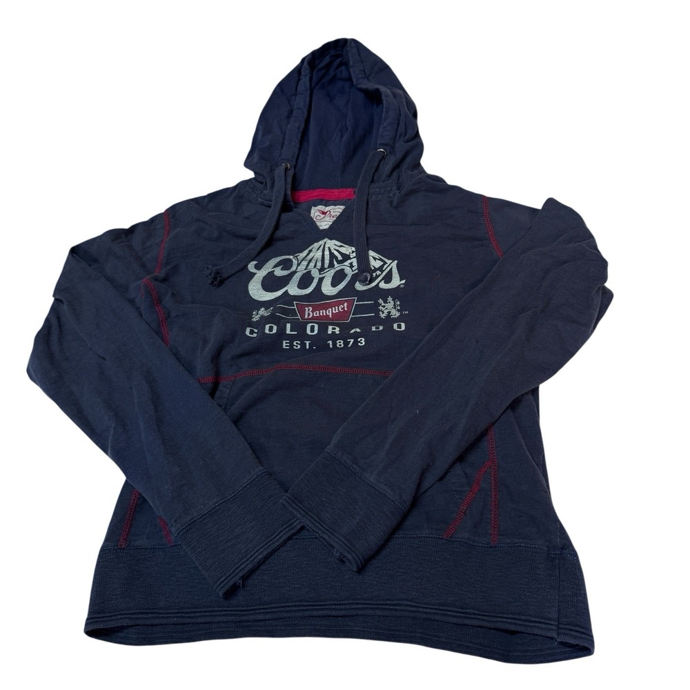Premium 51 Red Thread Series Pullover Hoodie Medium Coors Banquet Colorado 1873